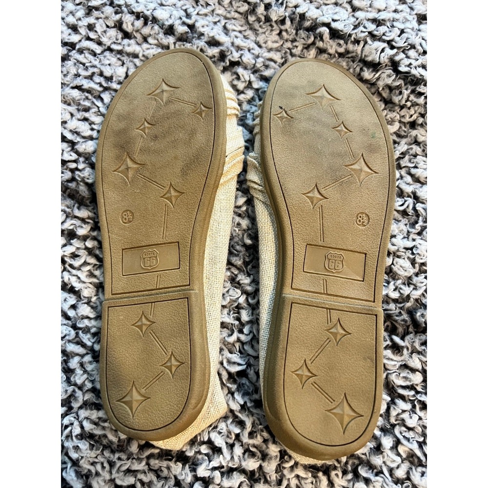 Women's Route 66 Penelope Natural Slip Ons Size 8.5M - Picture 3 of 3